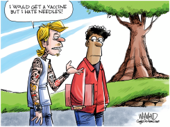 VACCINE HESITANCY 2 by Dave Whamond