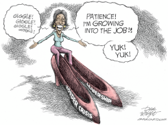 KAMALA SHOE SIZE by Dick Wright