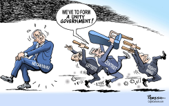 ISRAELI UNITY GOVT by Paresh Nath