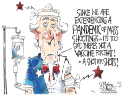 PANDEMIC OF SHOOTINGS by John Darkow