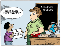 TULSA MASSACRE by Bob Englehart