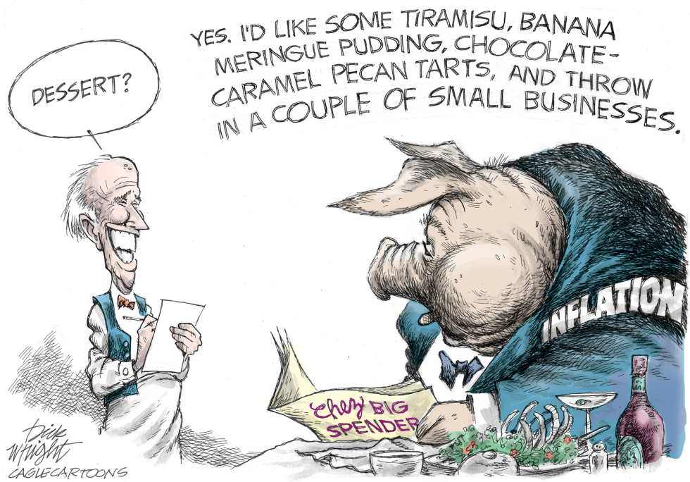 Biden Serves Inflation Dessert