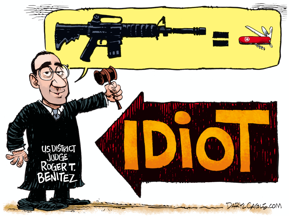 Judge Roger Benitez and Swiss Army Knife