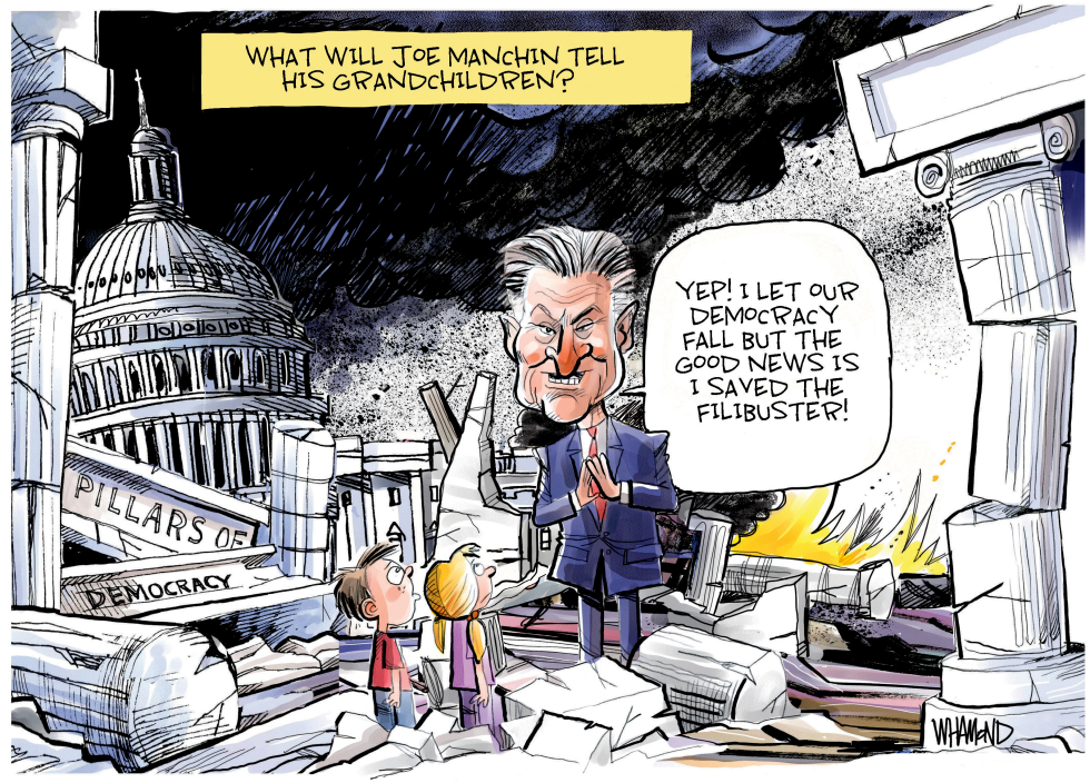 Manchin saves the filibuster!