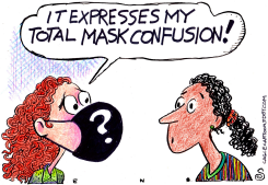MASK CONFUSION by Randall Enos