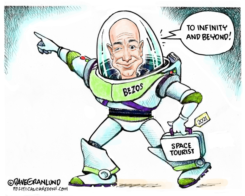 Bezos to ride in space