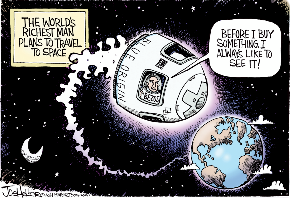 Bezos in Space