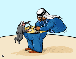NEGOTIATION TABLE by Emad Hajjaj