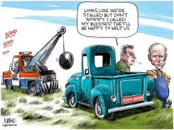 BIDEN AGENDA STALLED by Dave Whamond