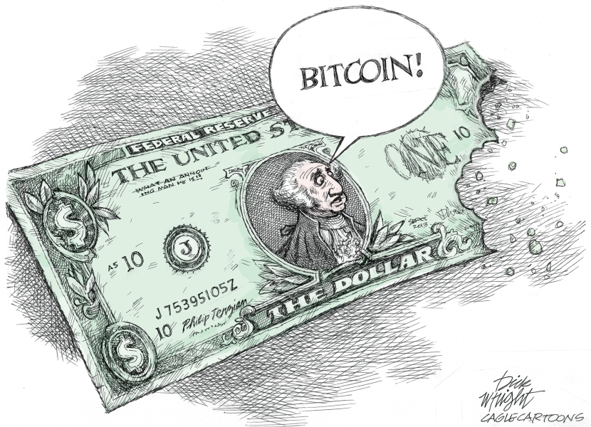 Bitcoin Takes Bite Out Of The Dollar