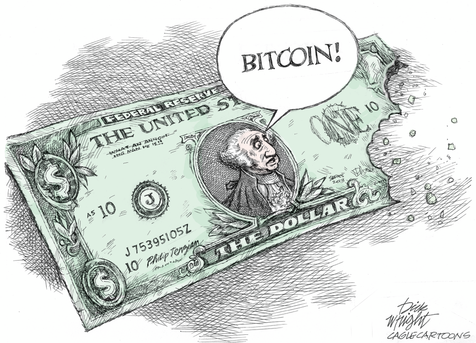 Bitcoin Takes Bite Out Of The Dollar