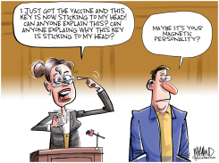 VACCINE CONSPIRACIES by Dave Whamond