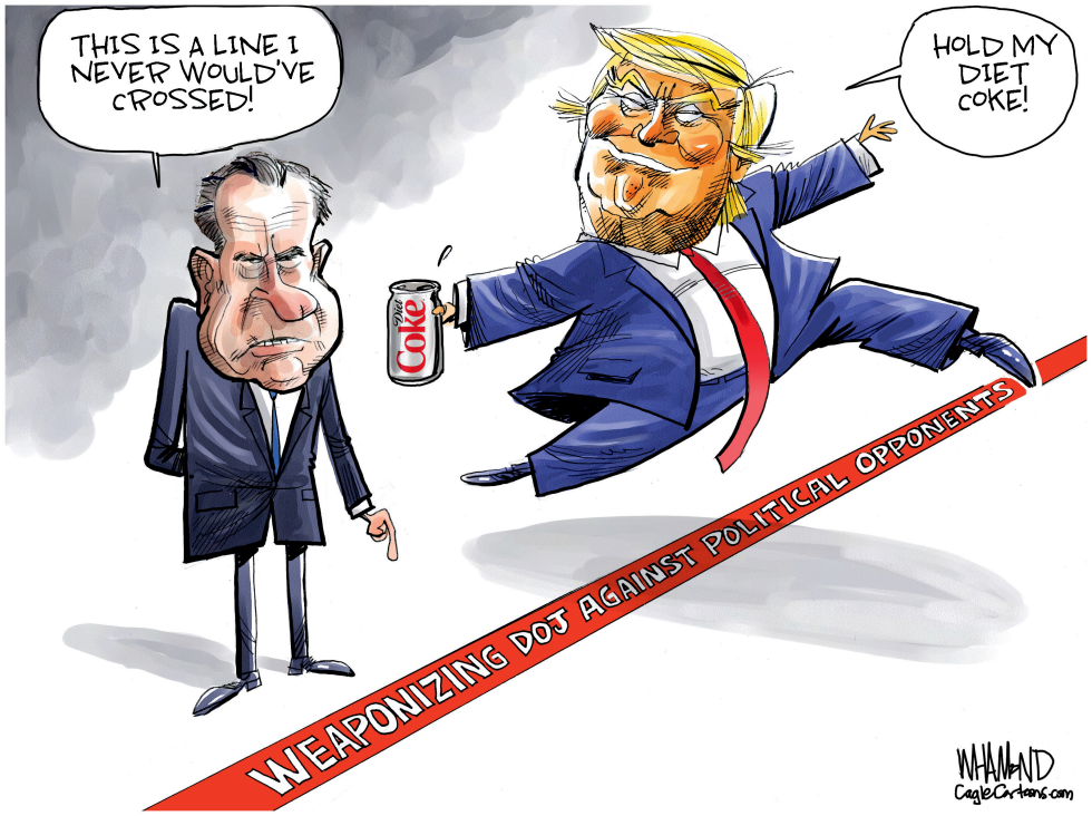 Crossing the red line