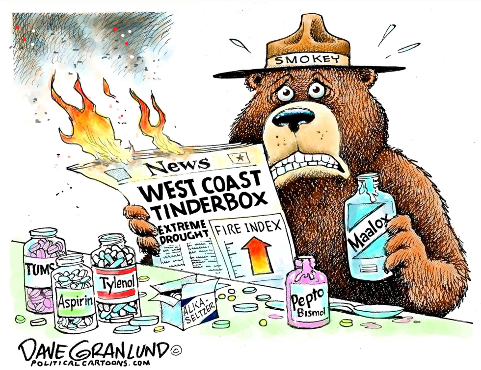 West Coast tinderbox