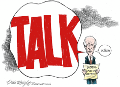 BIDEN-PUTIN TALKS by Dick Wright
