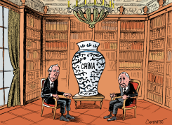 BIDEN MEETS PUTIN by Patrick Chappatte
