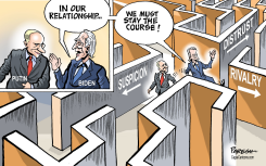 BIDEN-PUTIN MEETING by Paresh Nath