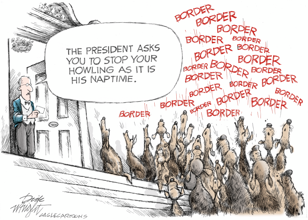 Howling Dogs at the White House