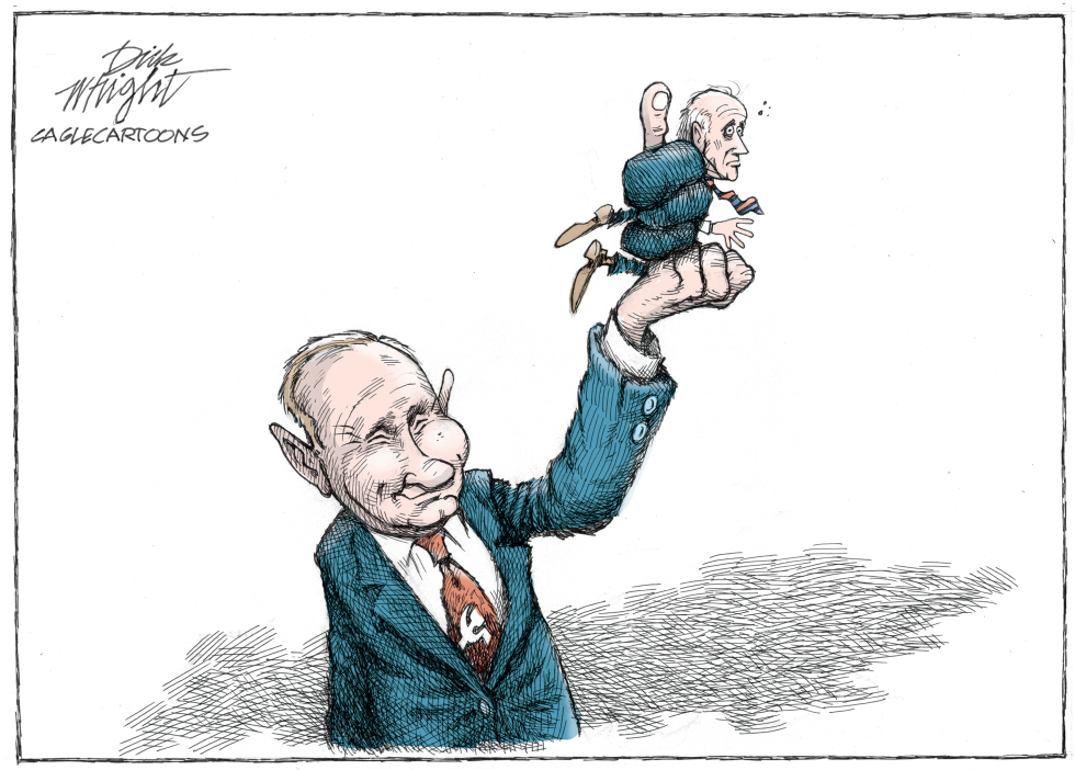 Putin Wraps Biden Around Little Finger