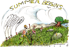 SUMMER BEGINS by Randall Enos