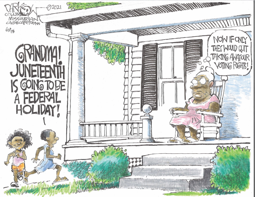 Kids Tell Grandma Juneteenth Is a Federal Holiday; She Asks About Voting Rights