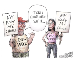 MY BODY MY CHOICE by Adam Zyglis