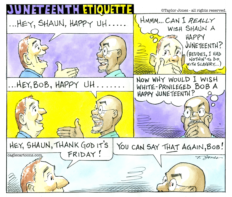 Juneteenth Etiquette: Bob Cannot Say It, Shaun Wonders Why He Would