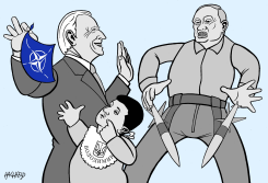 UKRAINE WANTS TO JOIN NATO by Rainer Hachfeld