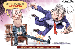 MCCONNELL NOT COMPROMISE ACROSS THE AISLE by Ed Wexler