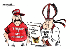 CATHOLIC BISHOPS DENY BIDEN COMMUNION by Jimmy Margulies