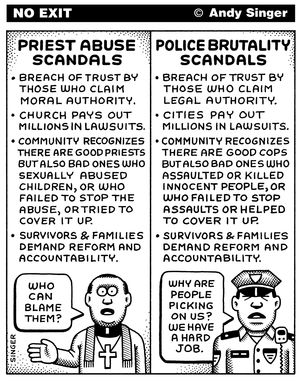 Police and Priest Abuse Scandals