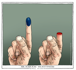 IRANIAN ELECTION by Joep Bertrams