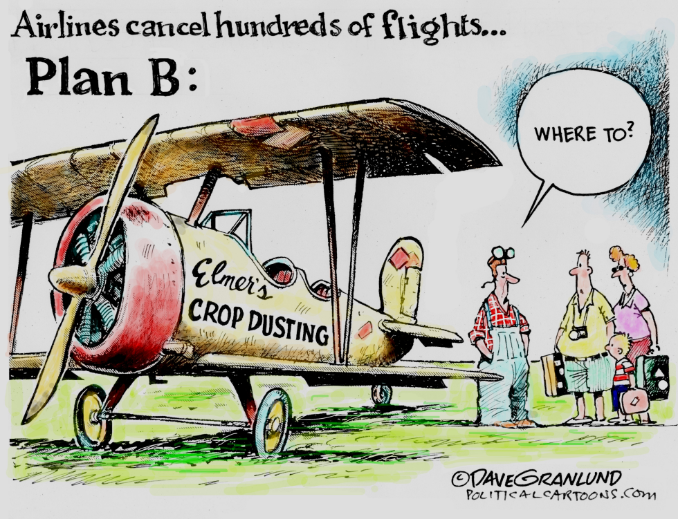 Hundreds of flights cancelled