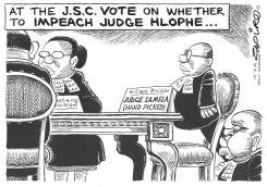 VOTE TO IMPEACH by Zapiro