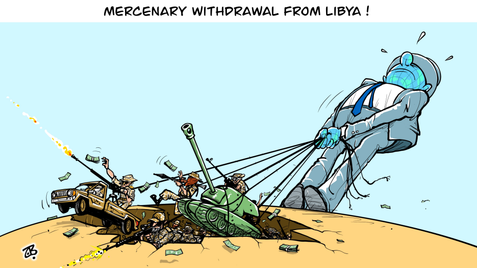 Mercenaries withdrawal from Libya !