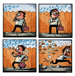 BEES VS MONSANTO by Peter Kuper