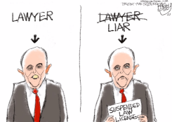 GIULIANI LIAR by Pat Bagley