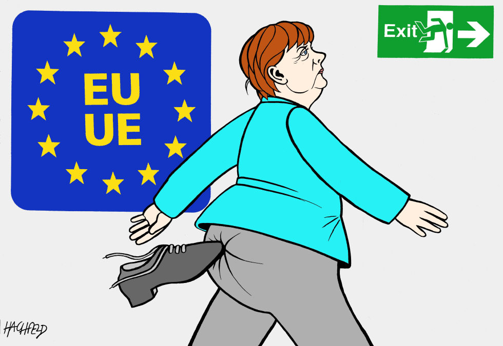 Merkel's last visit to Brussels