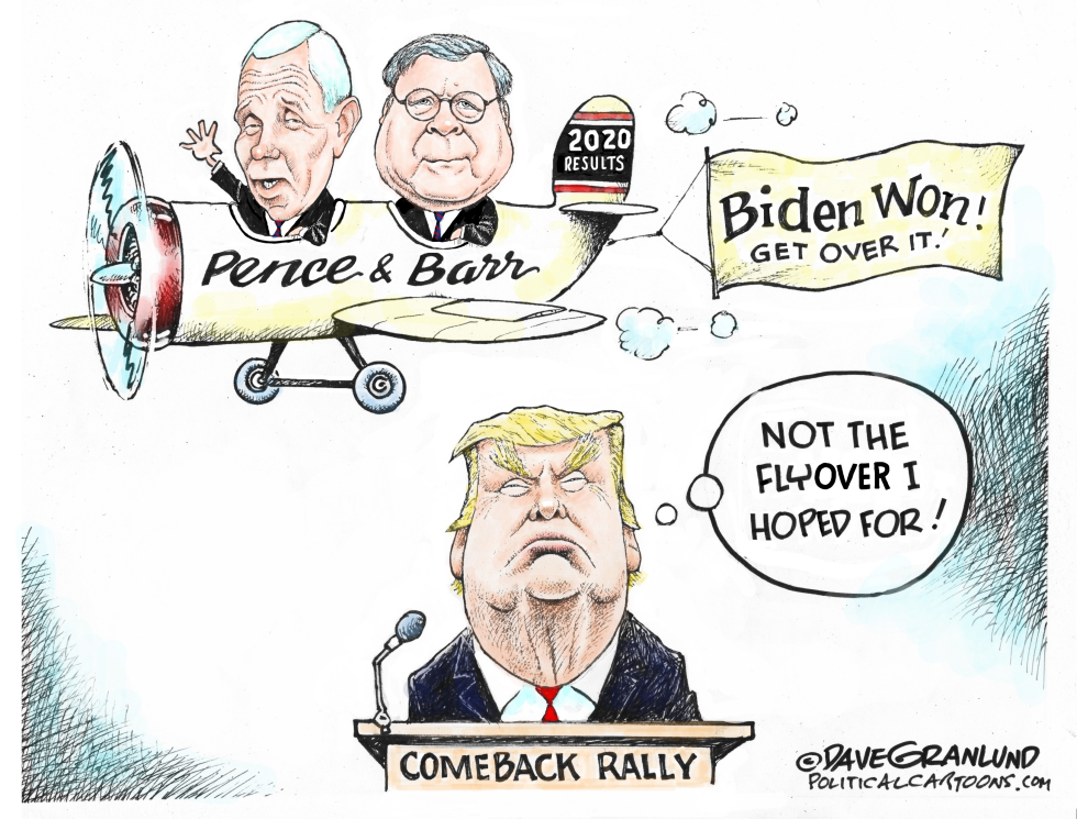 Pence, Barrr vs Trump