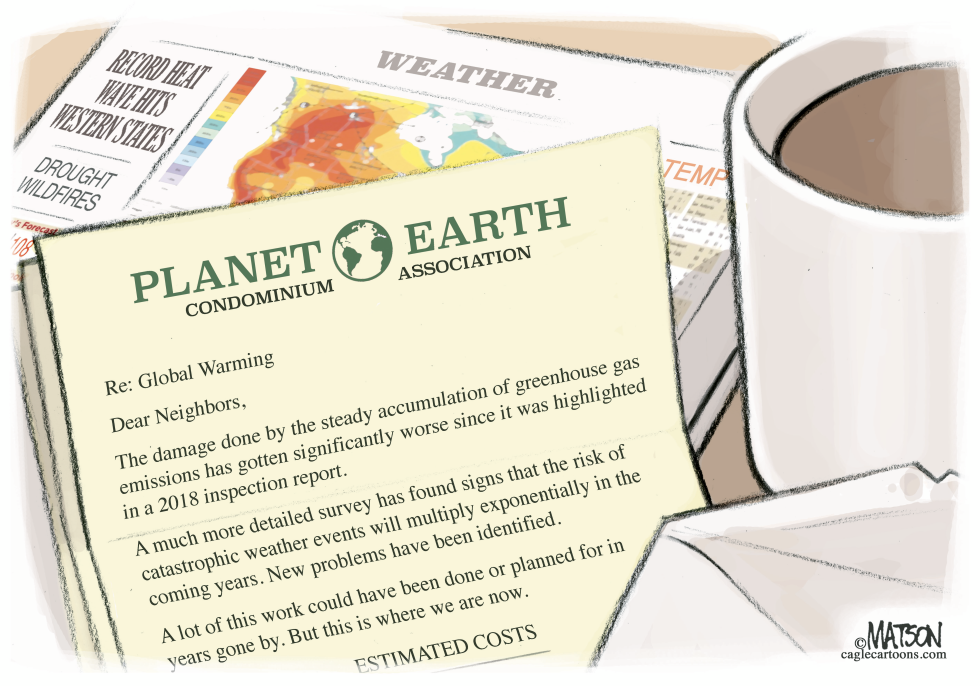 Planet Earth Condo Association Letter