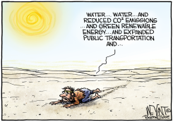 CLIMATE CHANGE DESERTED by Christopher Weyant