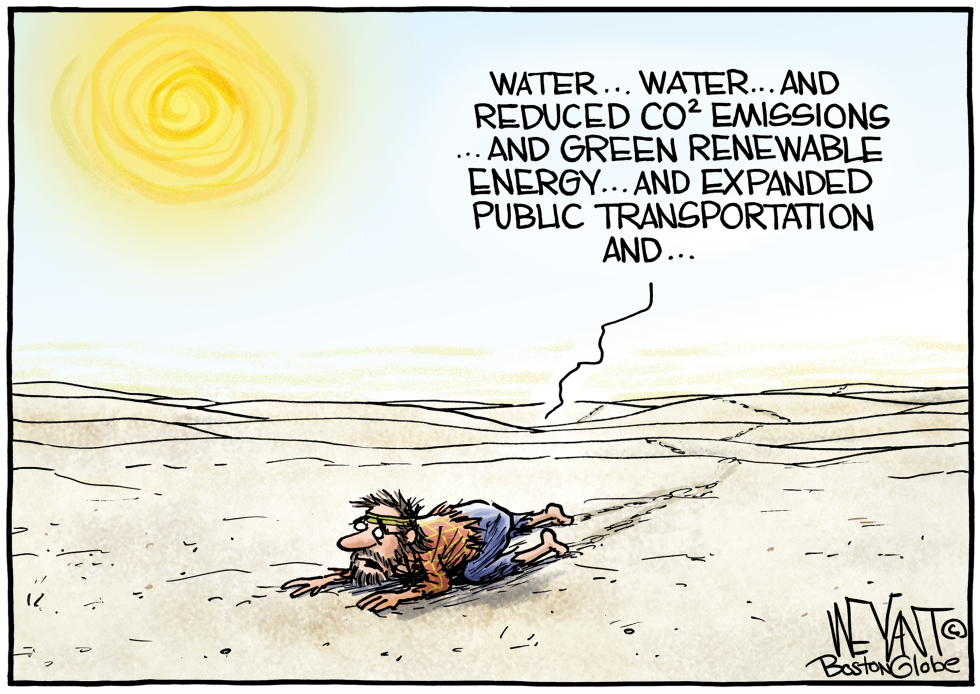 Man Crawls Through Desert Pleading for Water and Climate Solutions