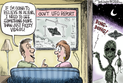 UFO REPORT by Joe Heller