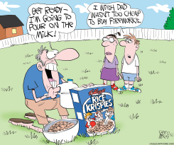 JULY FOURTH CEREAL by Gary McCoy