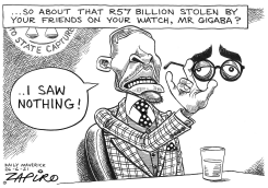 I SAW NOTHING by Zapiro