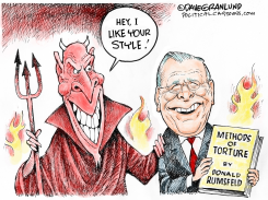 DONALD RUMSFELD LEGACY by Dave Granlund