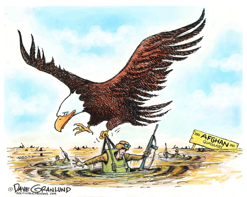 US troops exit Afghanistan