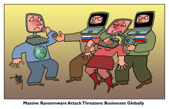 MASSIVE RANSOMWARE CYBERATTACK by Arend van Dam