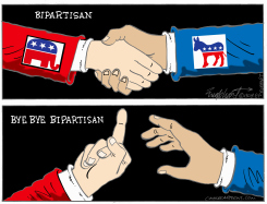 CONGRESS AT LOGGERHEADS by Bob Englehart
