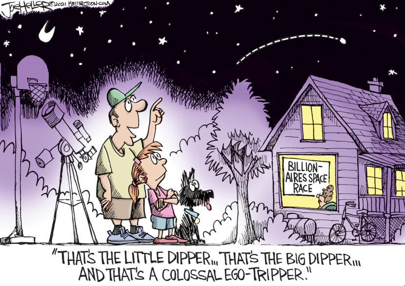 Billionaires in Space